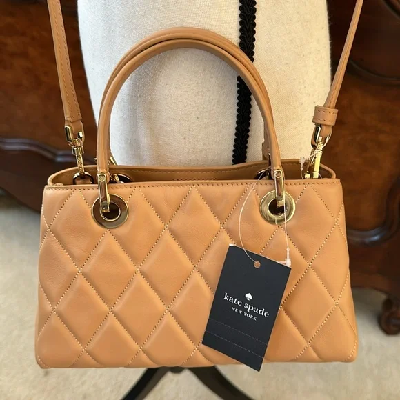 Kate Spade Small Quilted Satchel/Crossbody - Picture 8 of 15